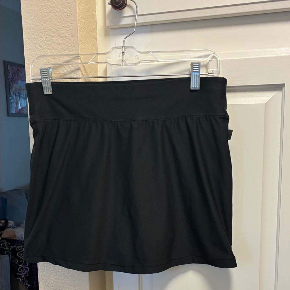 Nike black fit dry tennis skirt